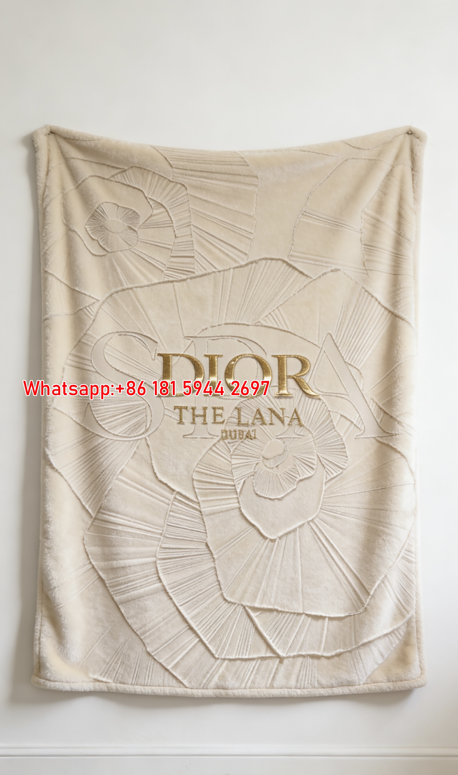 Dior The Lana Dubai Flannel Sofa Throw Blanket D037